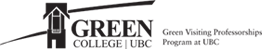 Green College Visiting Professorships Programs at UBC